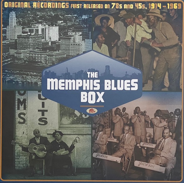 10000 VARIOUS ARTISTS - The Memphis Blues Box - Original Recordings First Released On 78s And 45s, 1914-1969 cover 