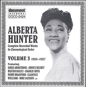 ALBERTA HUNTER - Complete Recorded Works, Vol. 3 (1924-27) cover 