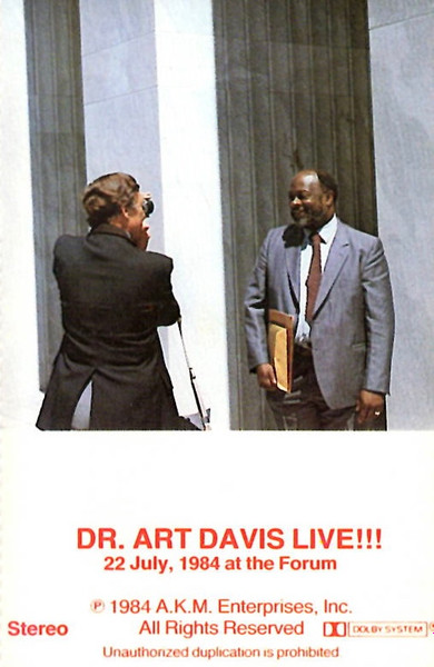 ART DAVIS - Dr. Art Davis : Live!!! cover 