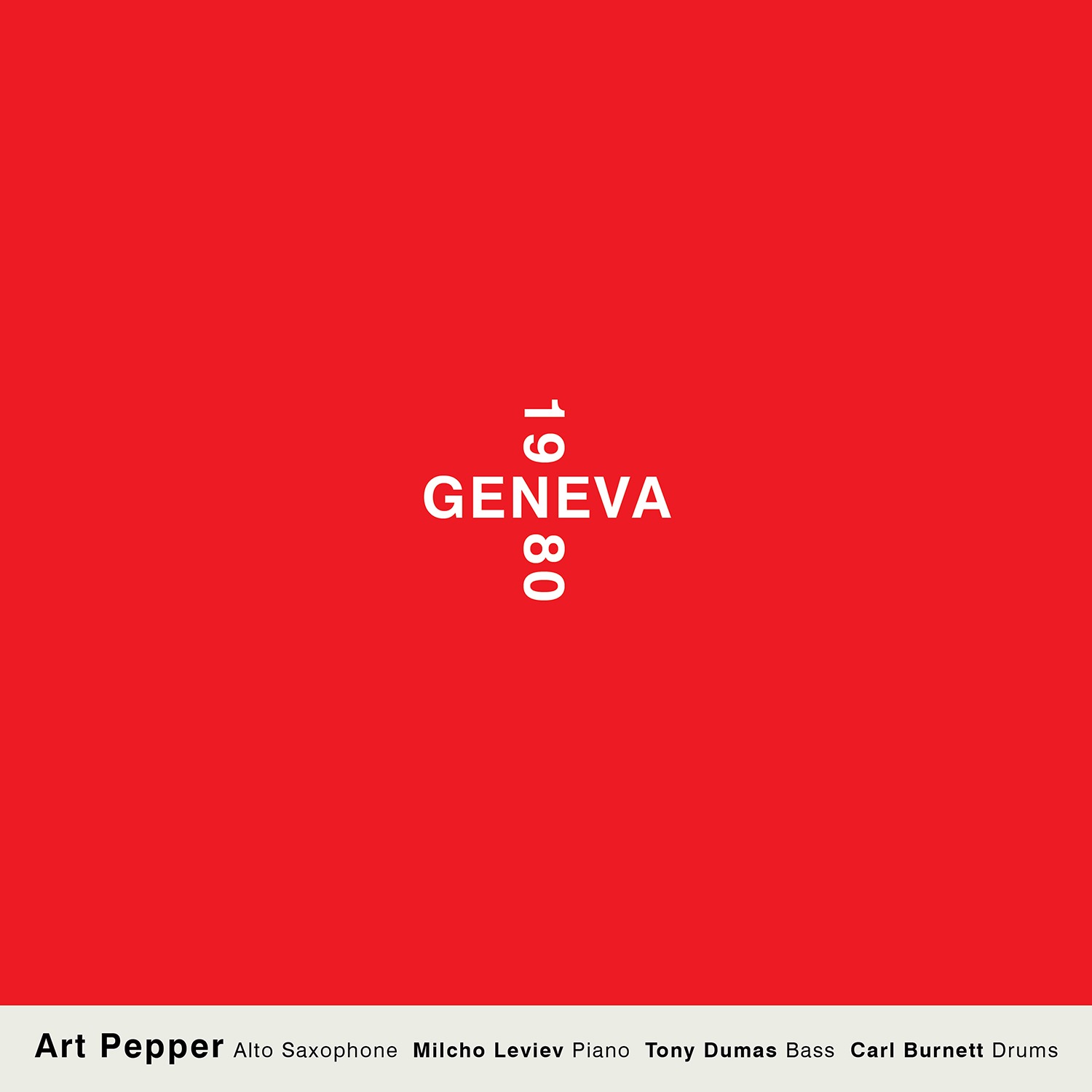 ART PEPPER - Geneva 1980 cover 