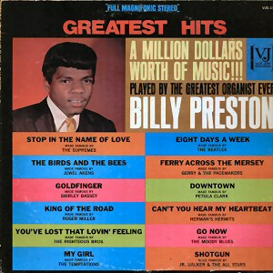 BILLY PRESTON - Early Hits Of 1965 (aka Greatest Hits aka ....The Apple Of Their Eye aka Bright And Beautiful aka A Million Dollars Worth Of Organ Hits) cover 