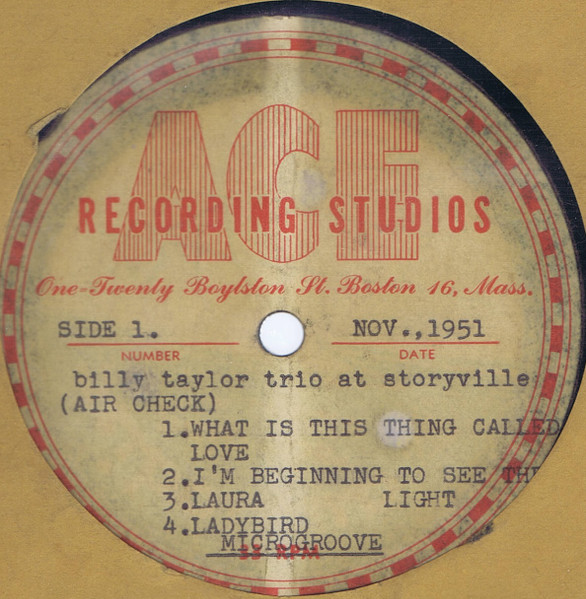 BILLY TAYLOR - Billy Taylor Trio : At Storyville cover 