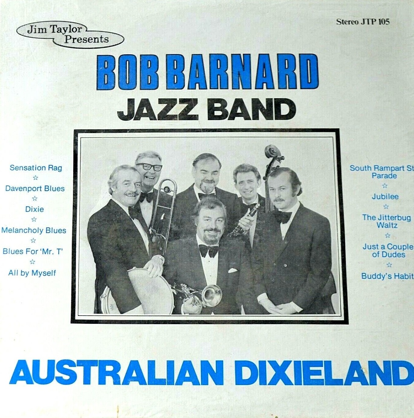 BOB BARNARD - Bob Barnard Jazz Band : Australian Dixieland cover 