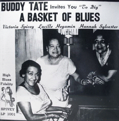 BUDDY TATE - Buddy Tate, Victoria Spivey, Lucille Hegamin, Hannah Sylvester : A Basket Of Blues cover 