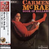 CARMEN MCRAE - Book of Balads cover 