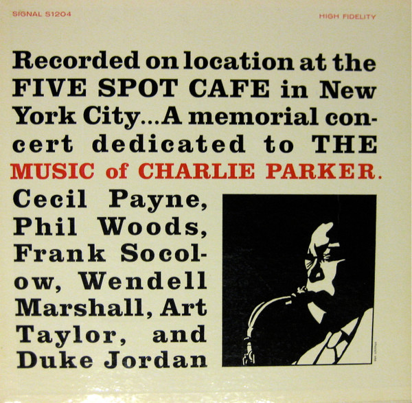 CECIL PAYNE - Cecil Payne, Phil Woods, Frank Socolow, Wendell Marshall, Art Taylor, Duke Jordan : A Night At The Five Spot (aka Bird's Night) cover 