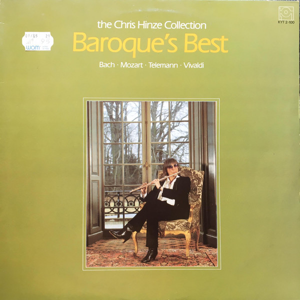 CHRIS HINZE - Baroque's Best - The Chris Hinze Collection : Bach Mozart Telemann Vivaldi cover 