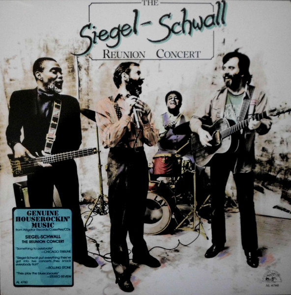 CORKY SIEGEL - Siegel-Schwall : The Reunion Concert cover 