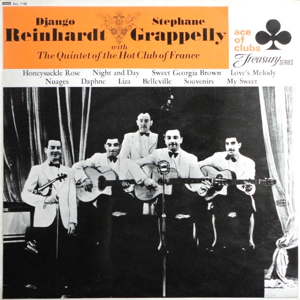 DJANGO REINHARDT - Django Reinhardt & Stephane Grappelly With The Quintet Of The Hot Club Of France (aka Swinging Strings) cover 