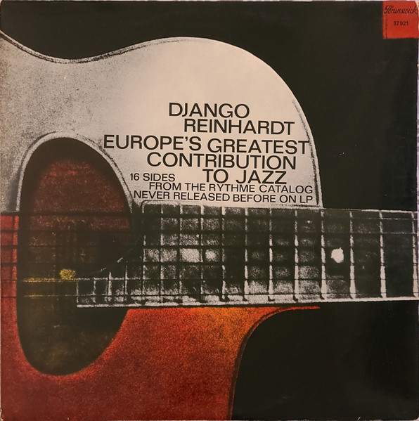 DJANGO REINHARDT - Django Reinhardt Europe's Greatest Contribution To Jazz (aka Django Reinhardt En Belgique 1942) cover 