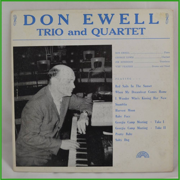 DON EWELL - Trio And Quartet (aka Don Ewell's Hot 4) cover 