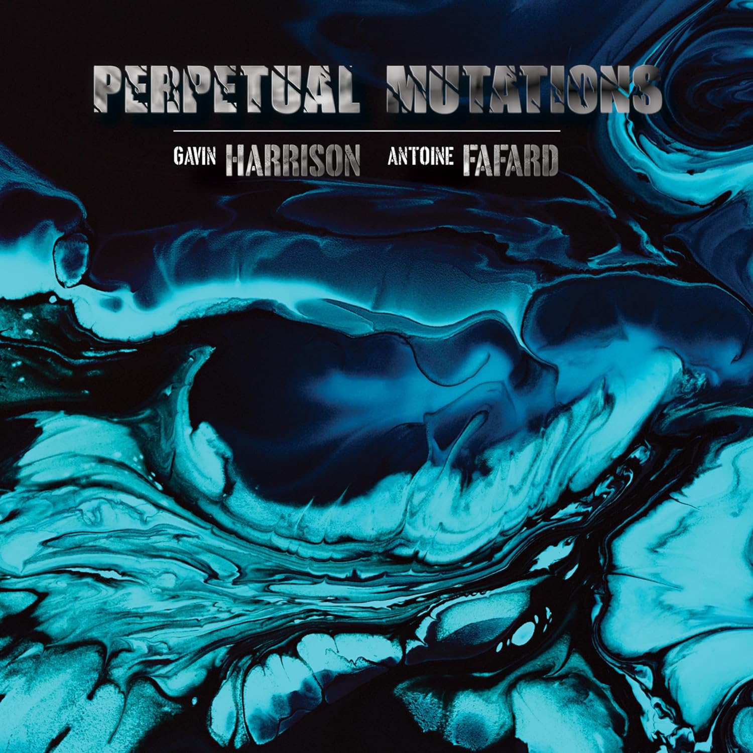 GAVIN HARRISON - Gavin Harrison & Antoine Fafard : Perpetual Mutations cover 