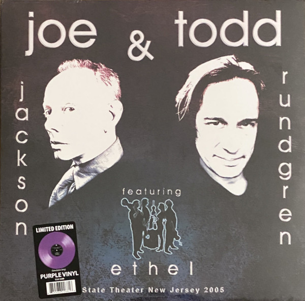 JOE JACKSON - Joe Jackson & Todd Rundgren Featuring Ethel : State Theater New Jersey 2005 cover 