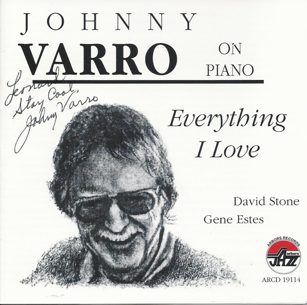 JOHNNY VARRO - Everything I love cover 