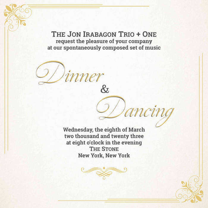 JON IRABAGON - Jon Irabagon Trio Plus One : Dinner & Dancing cover 