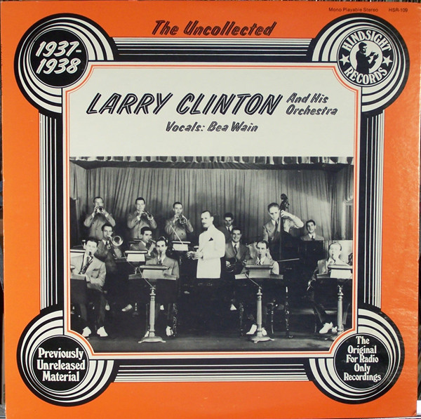 LARRY CLINTON - The Uncollected Larry Clinton And His Orchestra: 1937-1938 cover 