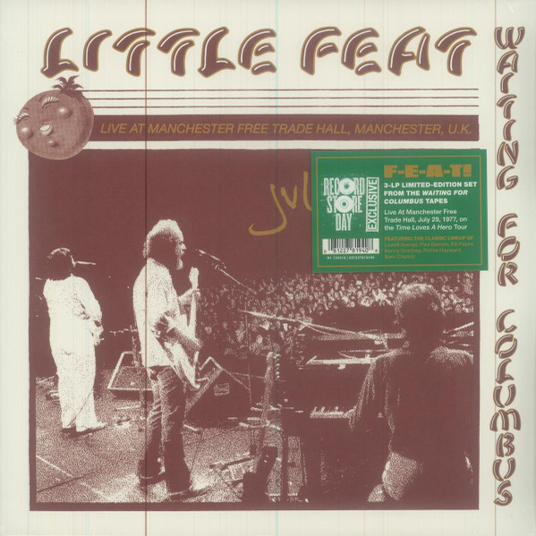 LITTLE FEAT - Live At Manchester Free Trade Hall, Manchester, U.K. July 29, 1977 cover 