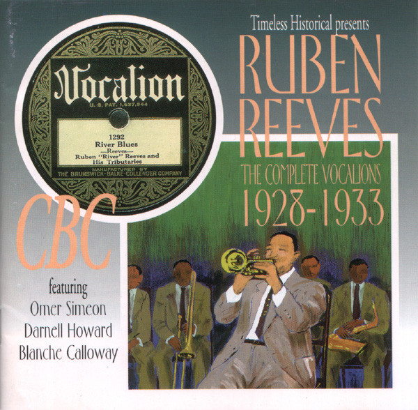 REUBEN REEVES - The Complete Vocalions 1928-1933 cover 