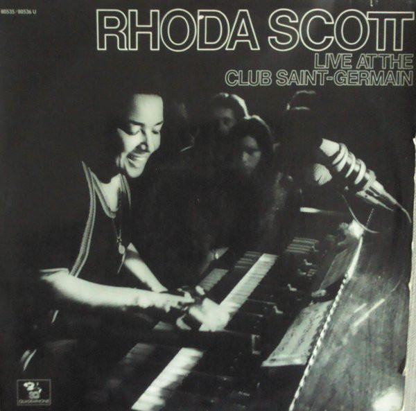 RHODA SCOTT - Live At The Club Saint-Germain cover 