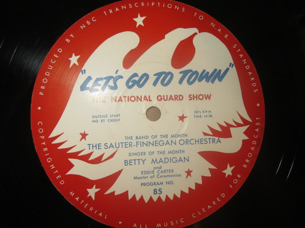 SAUTER-FINEGAN ORCHESTRA - Sauter-Finegan Orchestra And Betty Madigan : The National Guard Show cover 