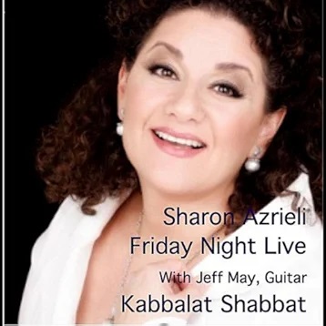 SHARON AZRIELI - Friday Night Live at Temple Emanu El cover 