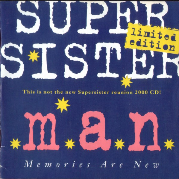 SUPERSISTER - Memories Are New - M.A.N. cover 