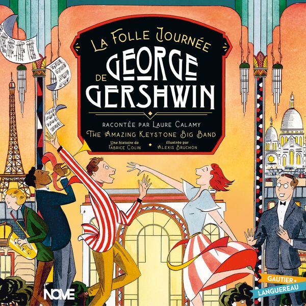 THE AMAZING KEYSTONE BIG BAND - La folle journée de George Gershwin cover 