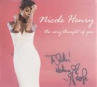 NICOLE HENRY The Very Thought of You album cover